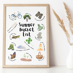 Load image into Gallery viewer, Summer Bucket List Printable
